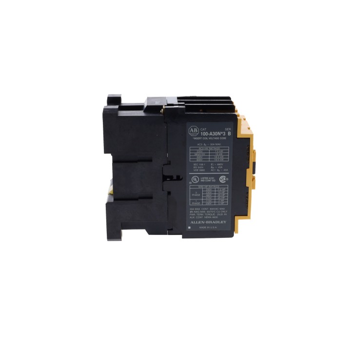 Allen Bradley 100-A30ND3 Series B 30A 120VAC Contactor