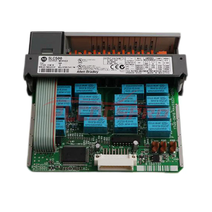 Allen Bradley 1746-OW16 Series C SLC 500 16-point relay output module
